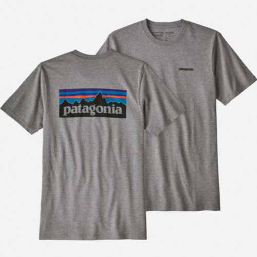 Patagonia P-6 Logo Respon T-Shirt gravel heather